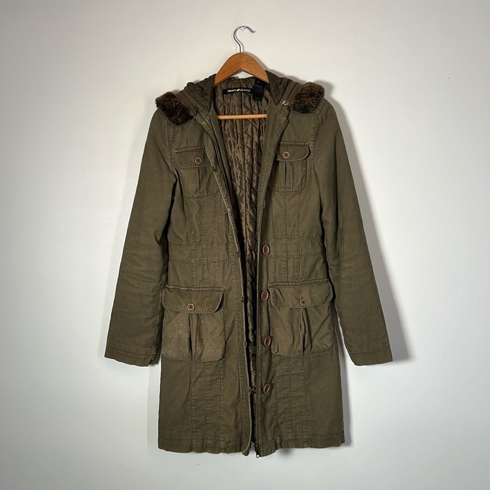 DKNY Army Green Corderoy Jackey
